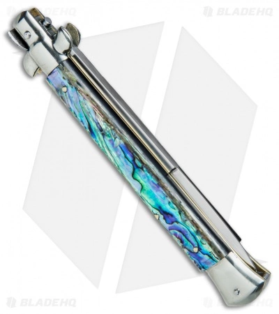 AGA Campolin 11" Picklock Automatic Italian Stiletto Abalone (5" Satin) 2017 - Image 3