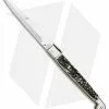 AGA Campolin A.G.A. Campolin 12" Sicilian Picklock Bayo Automatic Knife Stag (5.5" Satin)