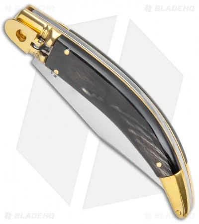AGA Campolin Diana Lever Lock Automatic Brass Dark Horn (3.75" Satin) - Image 2