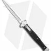 AGA Campolin Zero+ Italian Leverlock Automatic Knife Black G-10 (4.5"STN Dagger)