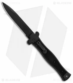 AGA Campolin Zero Bayonet Leverlock Automatic Knife SWAT G-10 (3.75" Black)
