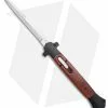 Mago Double Action Italian Stiletto Auto OTF Knife Wood (5.75" Satin)