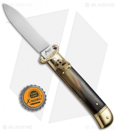 AKC Shot Puller 8" Lever Lock Italian Auto Brazilian W/ Brass (3.2" Polish Flat) - Image 4