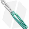 Artisan Cutlery Kinetic-Tool Automatic Butterfly Tool Green Titanium (4" SW)