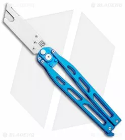 Artisan Cutlery Kinetic-Tool Automatic Butterfly Tool Blue Ti (2.8" SW)