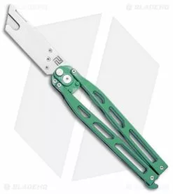Artisan Cutlery Kinetic-Tool Automatic Butterfly Tool Green Ti (2.8" SW)