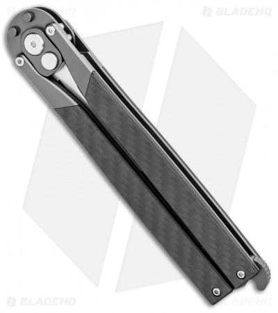 Artisan Cutlery Kinetic-Tool Automatic Butterfly Tool Carbon Fiber (4" Satin) - Image 2