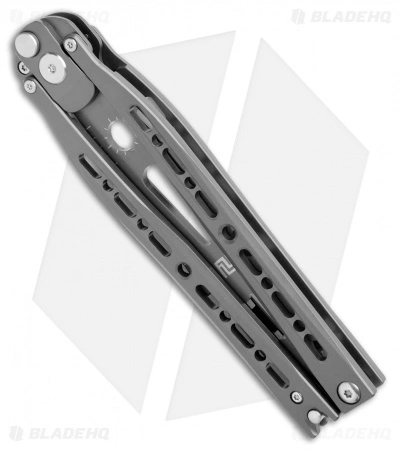 Artisan Cutlery Kinetic-Tool Automatic Butterfly Tool Gray Steel (4" Gray) - Image 2