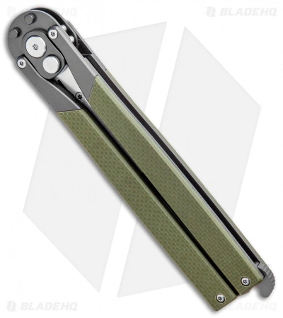 Artisan Cutlery Kinetic-Tool Automatic Butterfly Tool Green G-10 (2.8" SW) - Image 3