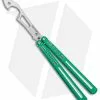 BBbarfly BBFireFly Knife Style Bottle Opener Balisong Green (4.25" Satin)
