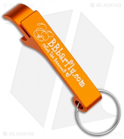 BB Barfly Pro V3 Blue/White BHQ Edition Knife Style Bottle Opener Butterfly - Image 4