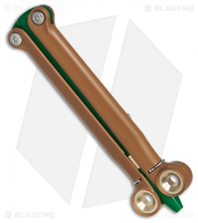 BaliYo By Spyderco Butterfly Pen Fisher Space Pen (Green/Brown) USA Made - Image 3