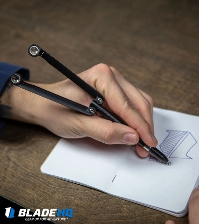 BaliYo By Spyderco Butterfly Pen Fisher Space Pen (Green/Brown) USA Made - Image 7