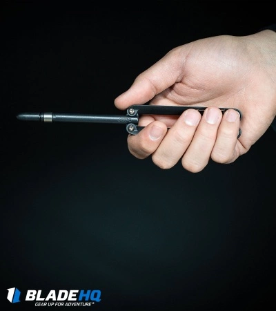 BaliYo By Spyderco Butterfly Pen Flipper USA Made (Red & Black) - Image 3