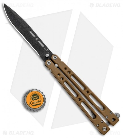 Bear OPS Bear Song IV Butterfly Knife Coyote Al (4.38" Black) B-400-AlDDE-B - Image 4