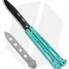 Bear OPS Bear Song IV Butterfly Knife Teal Al (4.38" Black) B-400-AlCP-B+TR