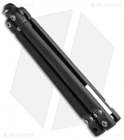 Bear OPS Bear-Song II Butterfly Black G-10 Knife (4.5" Black + Trainer) 35999 - Image 5