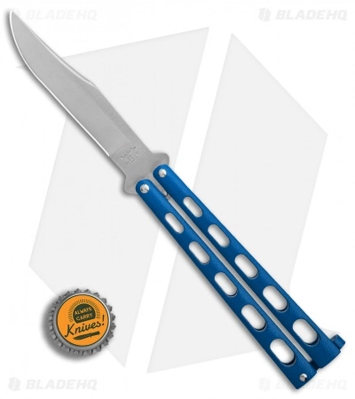 Bear & Son 2-Pack Butterfly Knife Special Blue (114BL + 114BLTR) - Image 5
