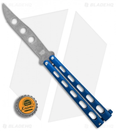 Bear & Son 2-Pack Butterfly Knife Special Blue (114BL + 114BLTR) - Image 9