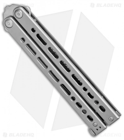 Bear Ops Bear & Son 30th Anniversary Bear Song VIII Butterfly Knife Drop Point (5" Satin) - Image 2