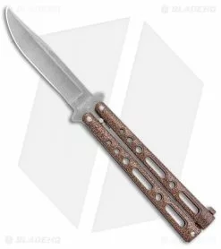 Bear And Son Bear & Son Butterfly Carbon Steel Knife Copper Vein (5" Stonewash)