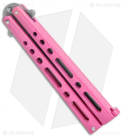 Bear And Son Bear & Son Butterfly Carbon Steel Knife Pink Zinc (5" Stonewash) - Image 3