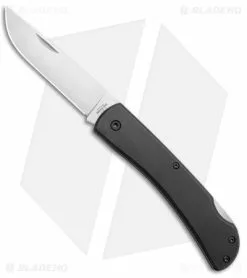 Bear And Son Bear & Son Large Farmhand Lock Back Knife Black Aluminum (3.4" Satin)