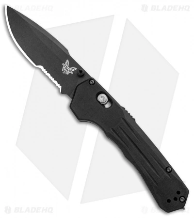 Benchmade 427SBK Mini Vallation AXIS-Assist Knife Black (3.2" Black Serr)