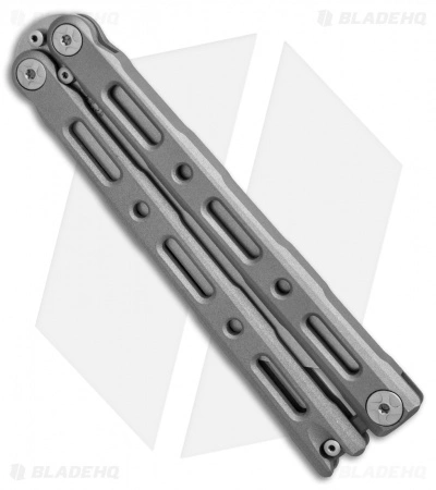 Benchmade 87 Ti Bali-Song Butterfly Knife Titanium (4.5" Satin) - Image 2