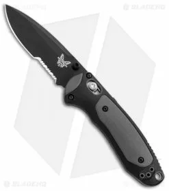 Benchmade 595SBK Mini Boost AXIS-Assist Knife Black/Gray (3.11" Black Serr)