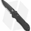 Benchmade 917SBK-1901 Triage Axis Lock Knife Black G-10 (3.4" Black Serr)