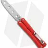 Black Fox BlackFox Balisong Butterfly Trainer Knife Red G-10 (3.8" Stonewash)