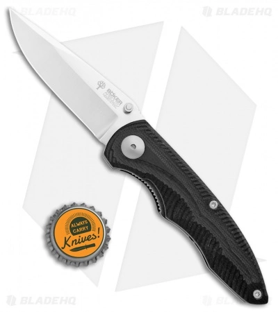 Boker Arbolito Gemini Liner Lock Knife G-10 (3.5" Satin) 01BA003 - Image 4