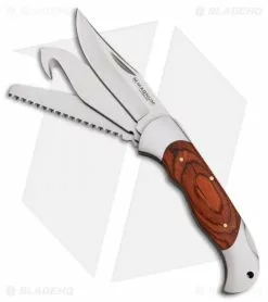Boker Magnum Classic Hunter Folding Knife Pakkawood (3.5" Satin) 01MB136