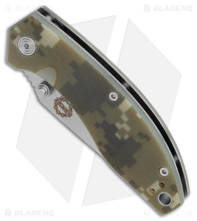 Burnside Knives Carmen Liner Lock Knife Digi Camo G-10 (2.6" Satin) - Image 2