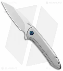 CRKT Delineation Spring Assisted Frame Lock Knife Stainless Steel (3" Satin)