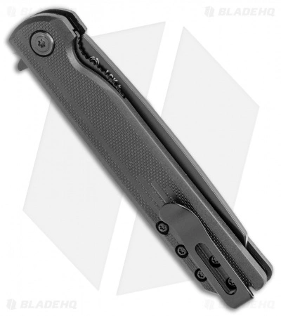 CRKT LCK + Spring Assisted Reverse Tanto Knife Black FRN (3.3" Black) 3802K - Image 3