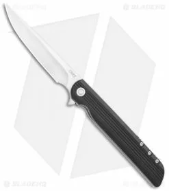 CRKT Large LCK + Spring Assisted Liner Lock Knife Black G-10 (3.6" Satin) 3810