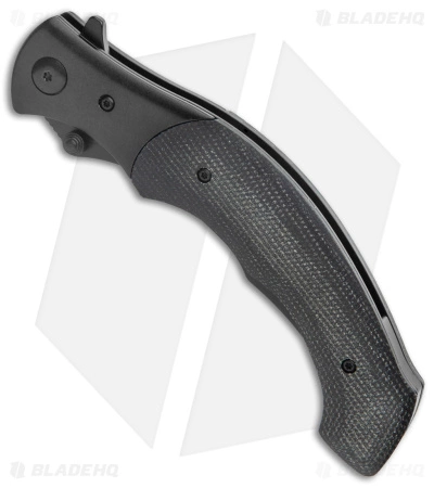 CRKT Ritual Spring Assisted Knife Black Micarta (4.37" Black 14C28N) 7471K - Image 2