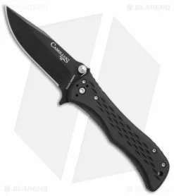 Camillus Blaze Spring Assisted Knife Black Zytel (3" Black) 715