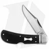 Case Cutlery Case Bose Locking Lanny's Clip Knife Black Canvas Laminate (3" Satin) 08840