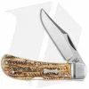 Case Cutlery Case Bose Locking Lanny's Clip Knife Bone Stag (3" Satin) 08835