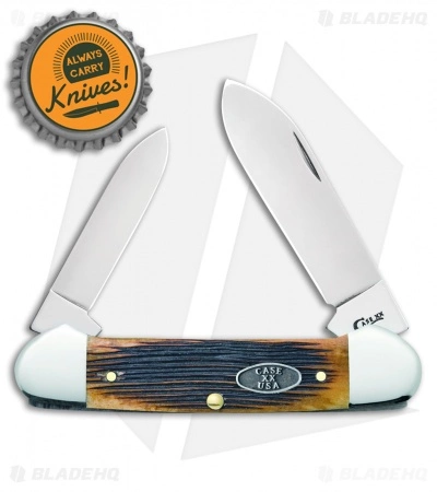 Case Cutlery Canoe Traditional Pocket Knife 3.625" Antique Bone 25156 - Image 4