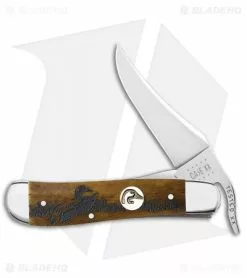 Case Cutlery Ducks Unlimited RussLock Knife Smooth Antique Bone (61953L SS)