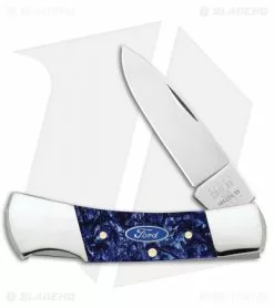 Case Cutlery Ford Lockback Knife 3.00" Arctic Blue Kirinite (101225L SS)