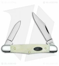 Case Cutlery Half Whittler Pocket Knife 3.25" Smooth Natural Bone (6208 CV)