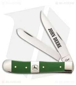 Case Cutlery John Deere Trapper Traditional Knife 4.125" Green (4254 SS) 15761