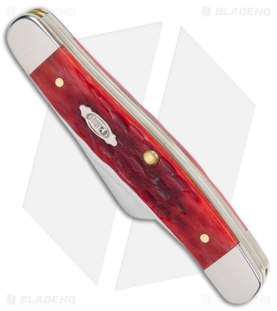 Case Cutlery Medium Stockman Knife 3.625" Dark Red Bone (6318 CV) 31951 - Image 2