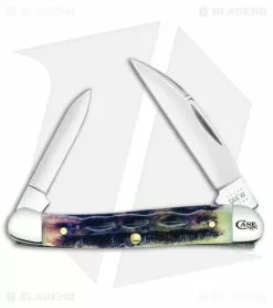 Case Cutlery Mini Copperhead Knife 2.25" Purple Jigged Bone (62109W SS)