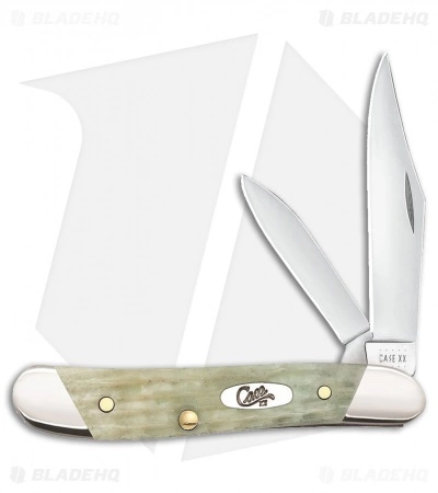 Case Cutlery Peanut 2.875" Jigged Pocket Knife Mint Green Bone (6220 SS) 18663